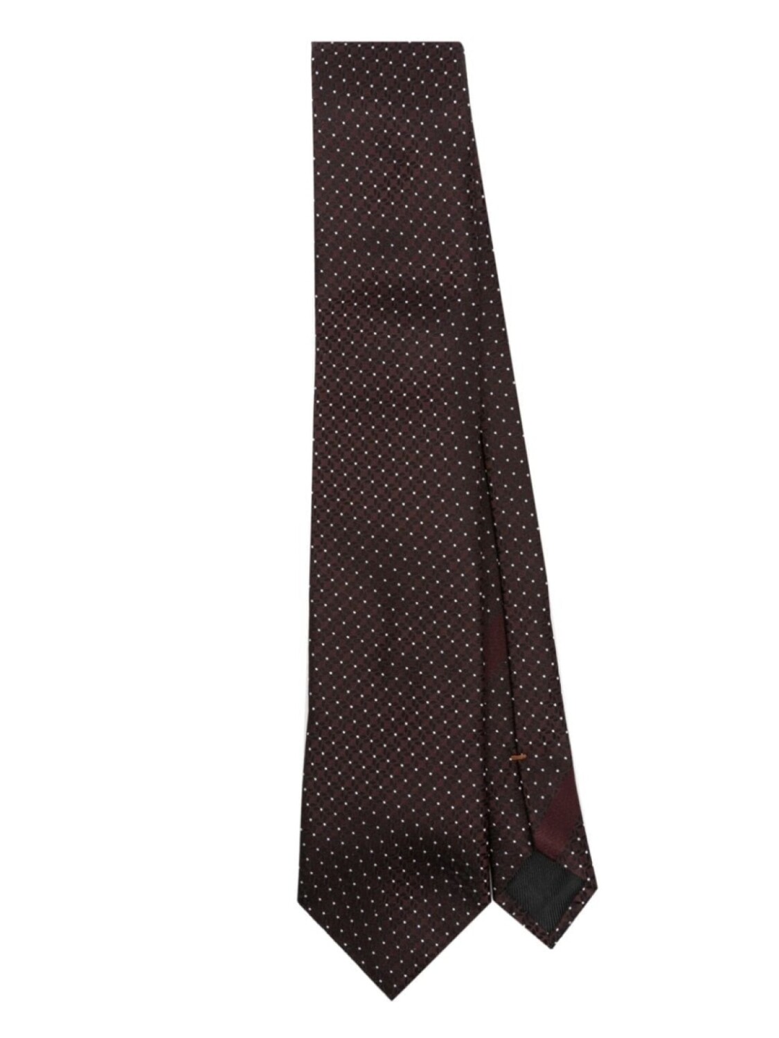 

Zegna галстук в горошек, красный