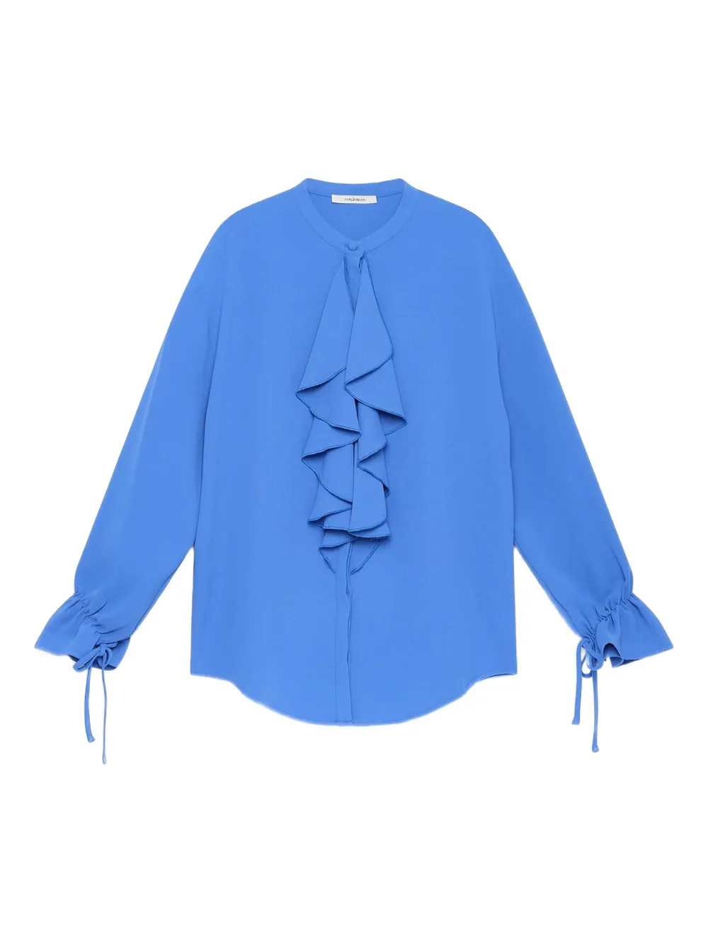 

Топ с оборками и завязкой Maliparmi, синий