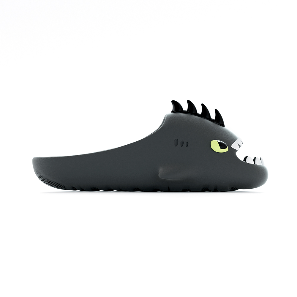 HelloSlippers Акульи слайдеры Nightwing Dragon унисекс неоново-зеленые, цвет Neon Green — фото 4