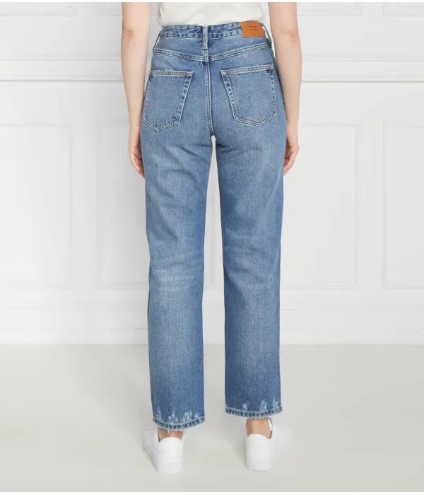 Классические прямые джинсы LEO WRN straight fit Tommy Hilfiger, синий — фото 4