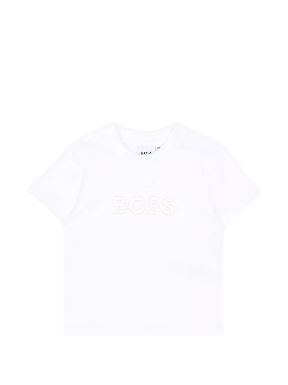 Спортивный костюм с полосатыми деталями Boss Kidswear, бежевый — фото 4