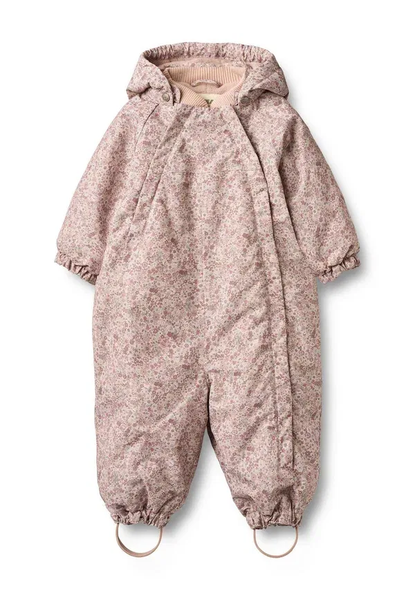 Комбинезон Adi snowsuit, цвет пшеничный, розовая пыль с цветами