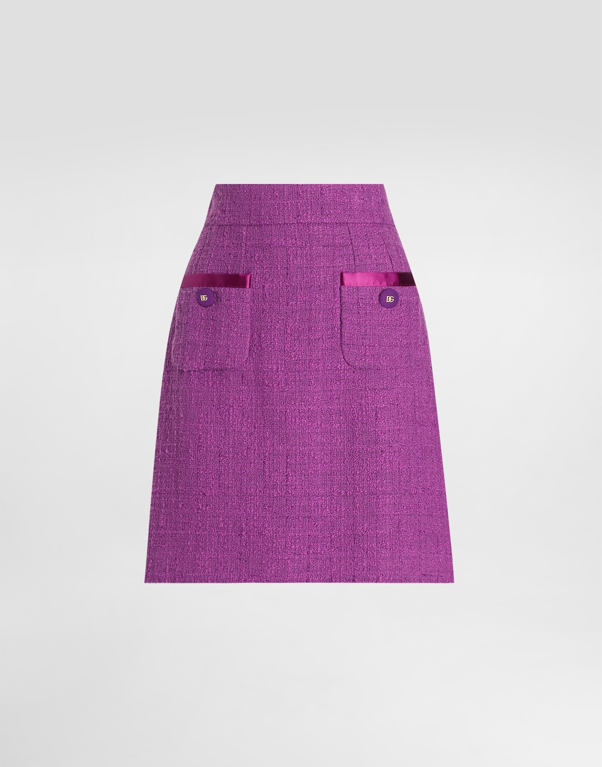 

Твидовая юбка rachel Dolce & Gabbana, фиолетовый