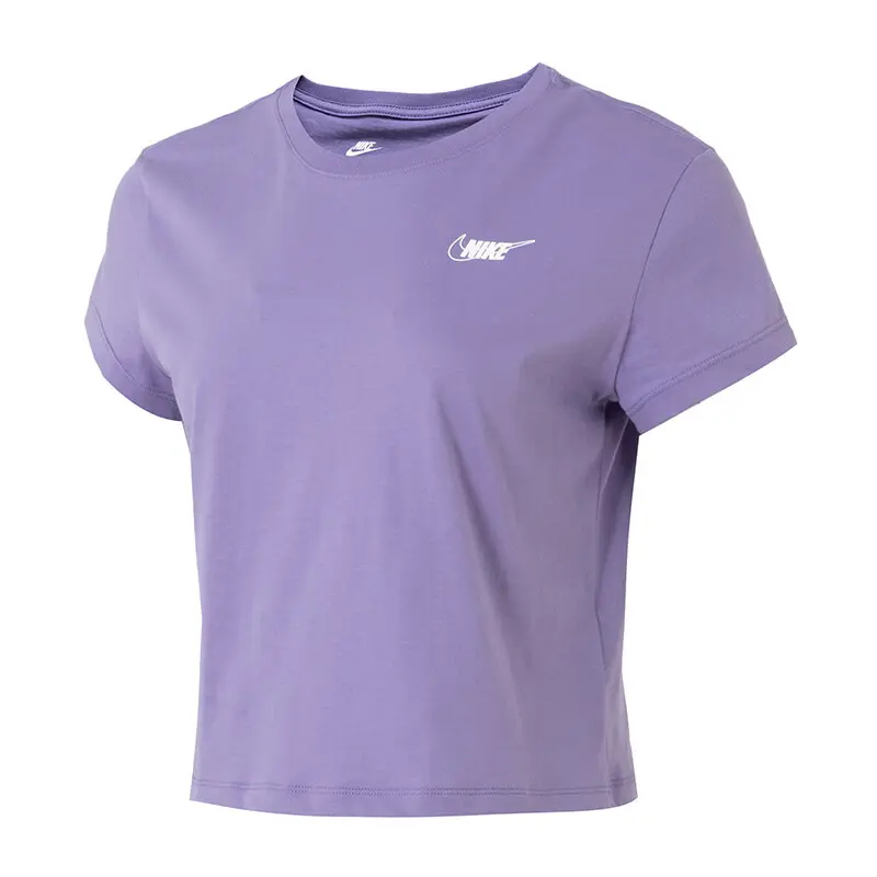 

Nike Футболка женская фиолетовая, Фиолетовый, Nike Футболка женская фиолетовая