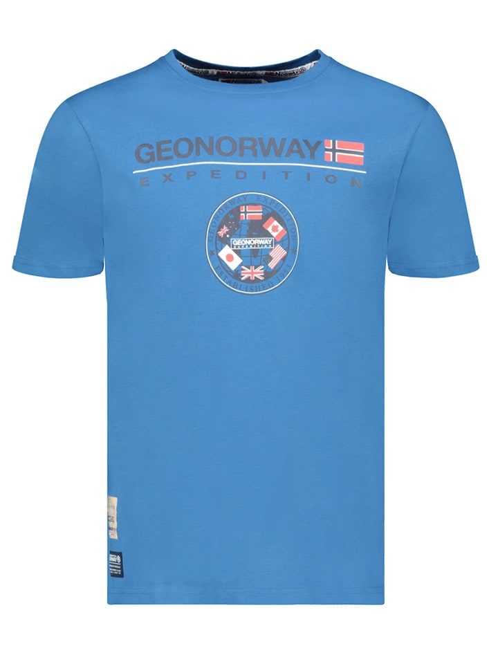 

Футболка Jvick Geographical Norway, синий