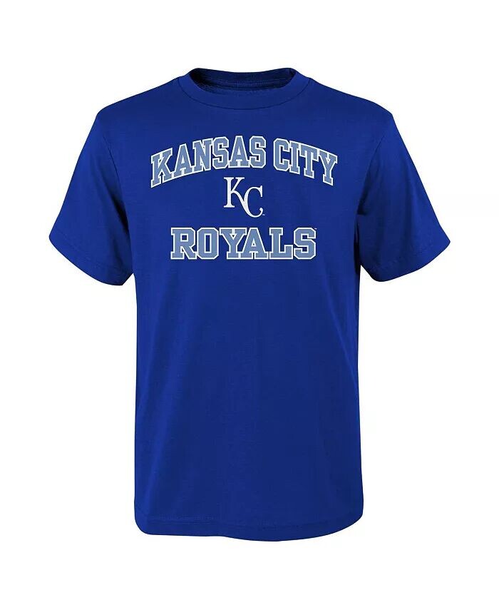 

Футболка Big Boys Royal Kansas City Royals Heart & Soul Fanatics, синий