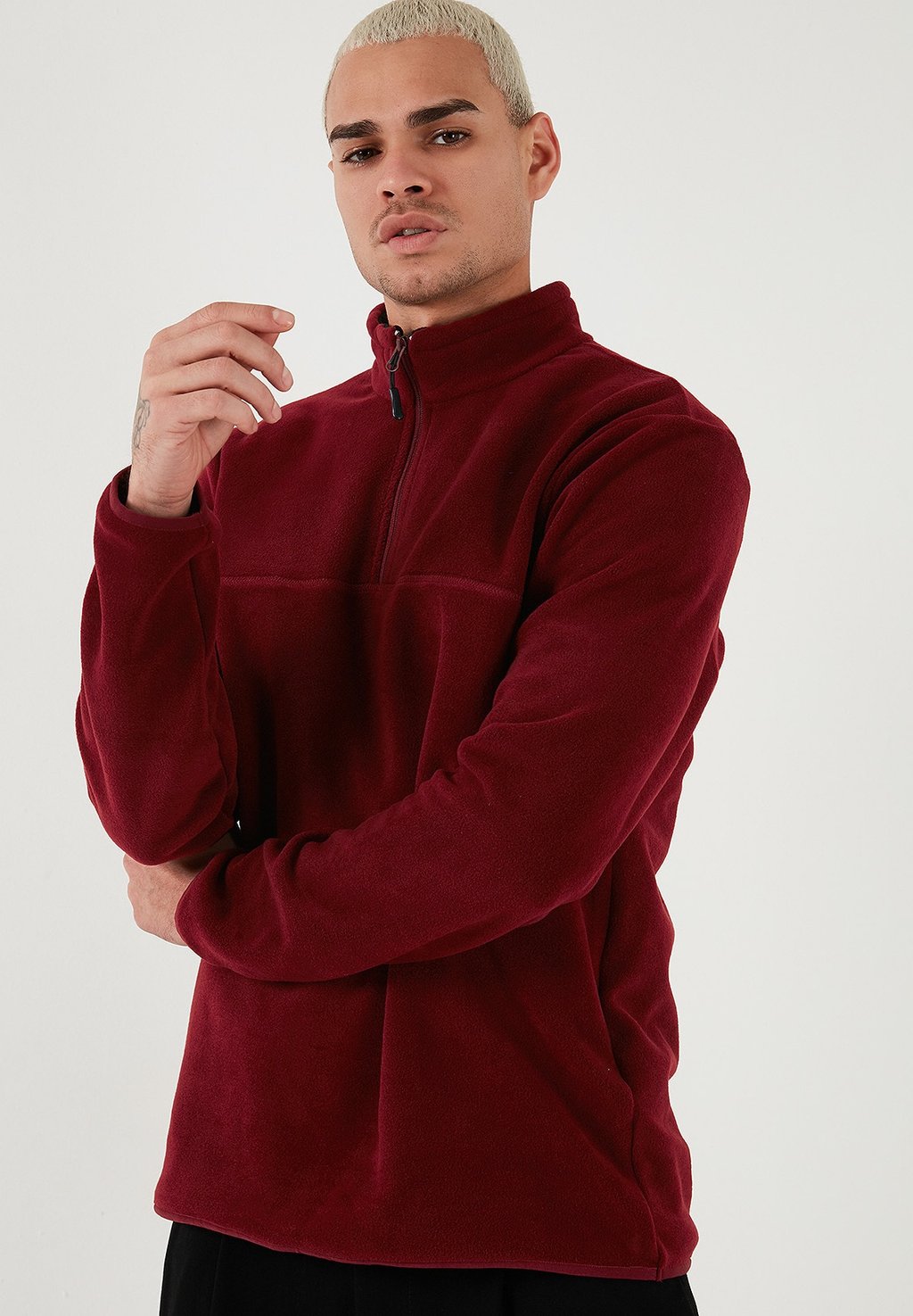 

Флисовый джемпер REGULAR FIT Buratti, бордовый