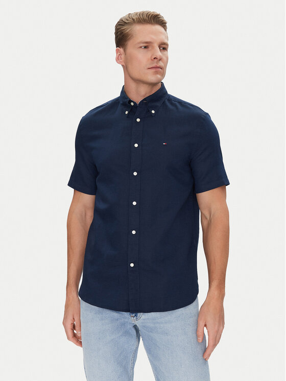 

Рубашка обычного кроя MW0MW40703 Tommy Hilfiger, синий