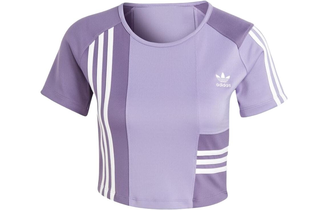 

Укороченный топ женский фиолетовый Adidas Originals