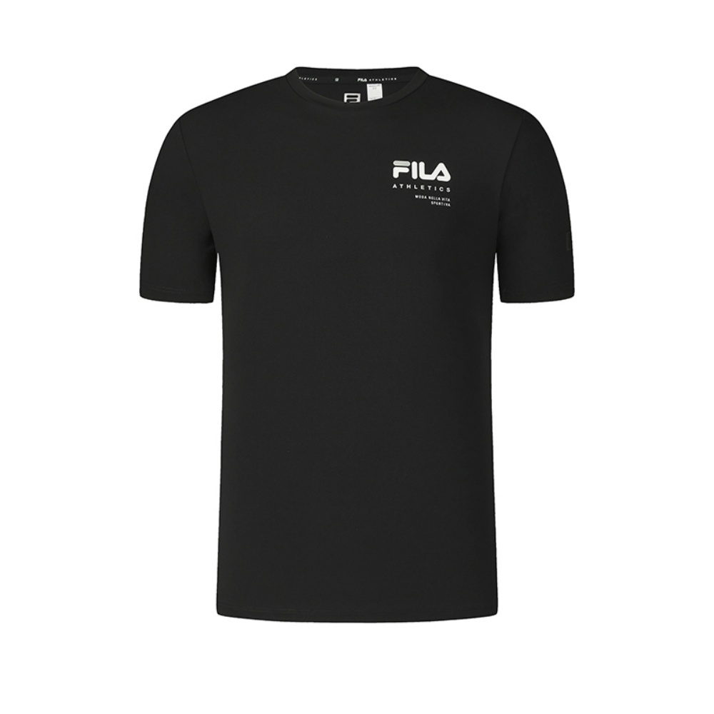

FILA Фитнес футболка мужская Pitch Black BK, Черный, FILA Фитнес футболка мужская Pitch Black BK