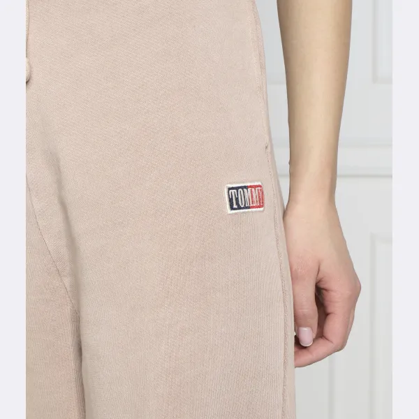 Стираные спортивные брюки свободного кроя Timeless 1 Tommy Hilfiger, бежевый — фото 4