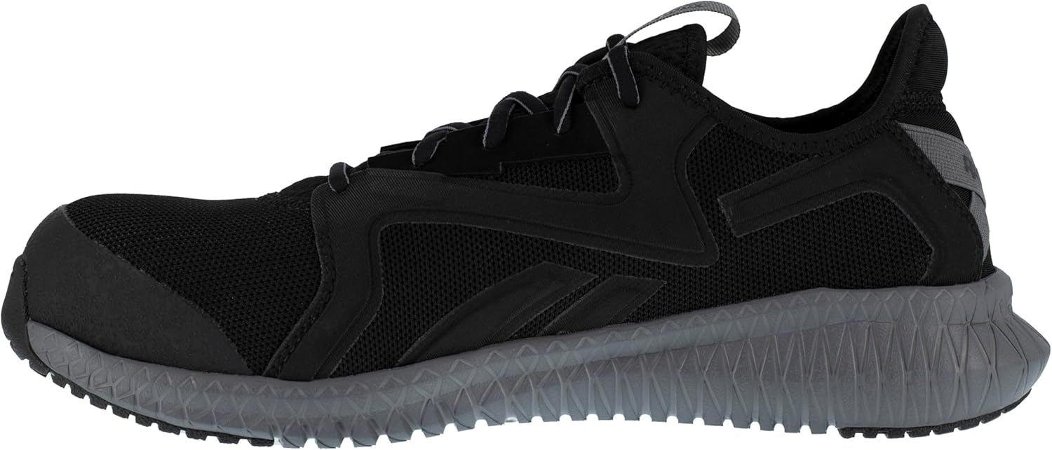 Мужские оксфорды Reebok Work Flexagon 3.0 с композитным носком, серый — фото 3