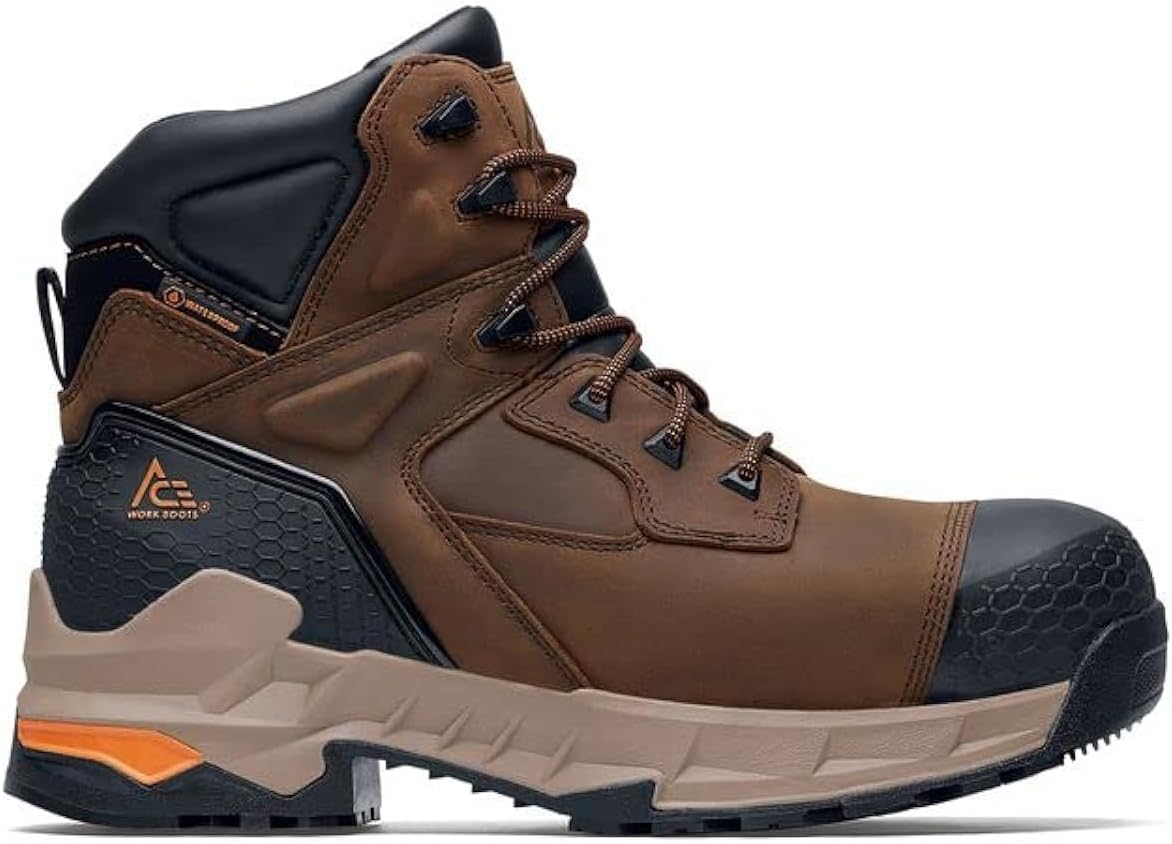 

Ботинки ACE для взрослых унисекс Redrock Industrial Ace Work Boots, Brown (Ct)