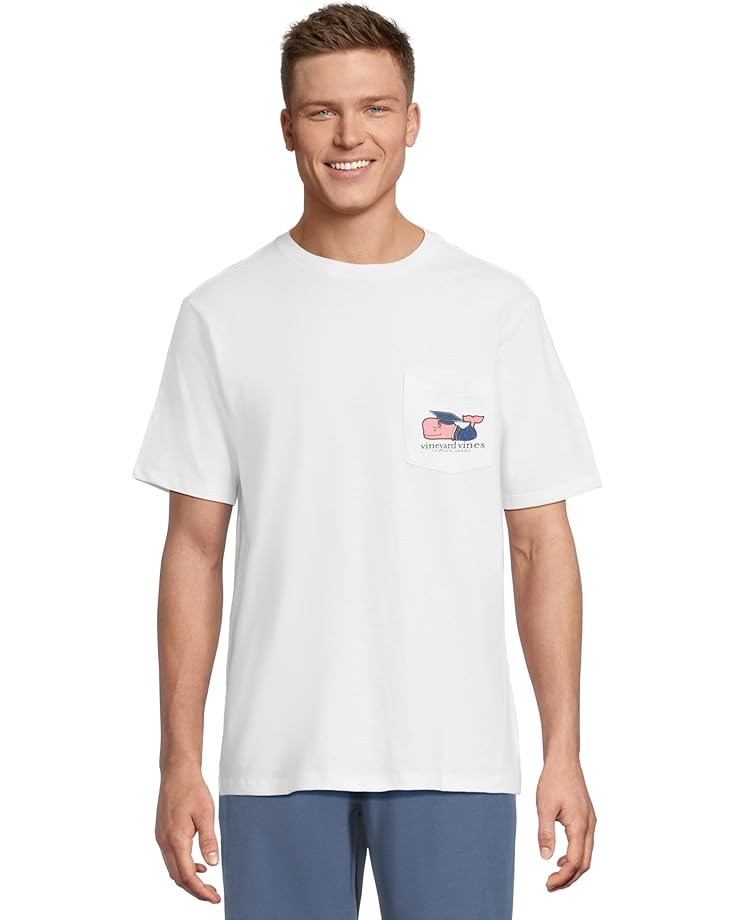 

Футболка Vineyard Vines 2025 Graduation Whale Short Sleeve Tee, цвет White Cap