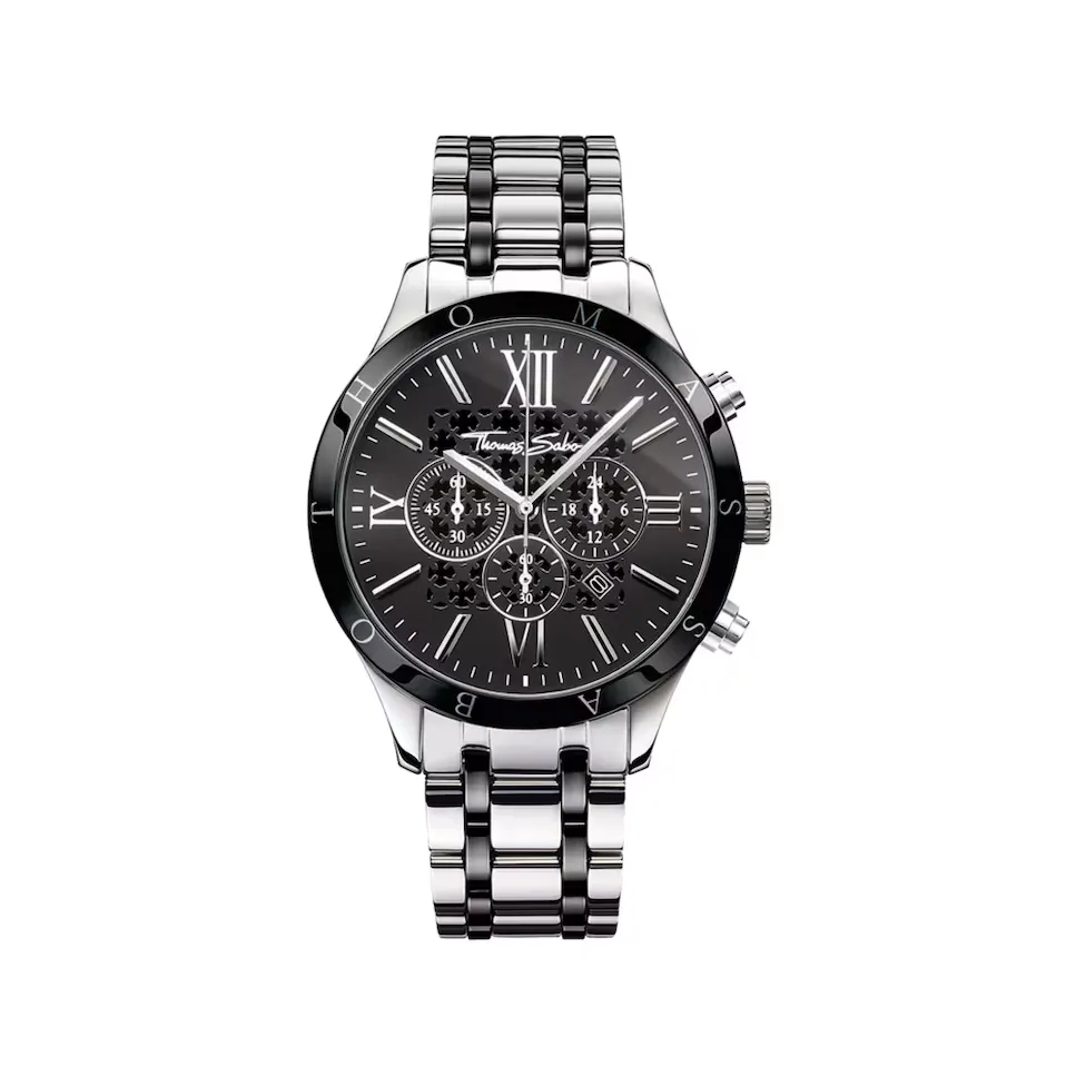 

Мужские стальные часы Rebel Urban с хронографом Thomas Sabo, серебряный