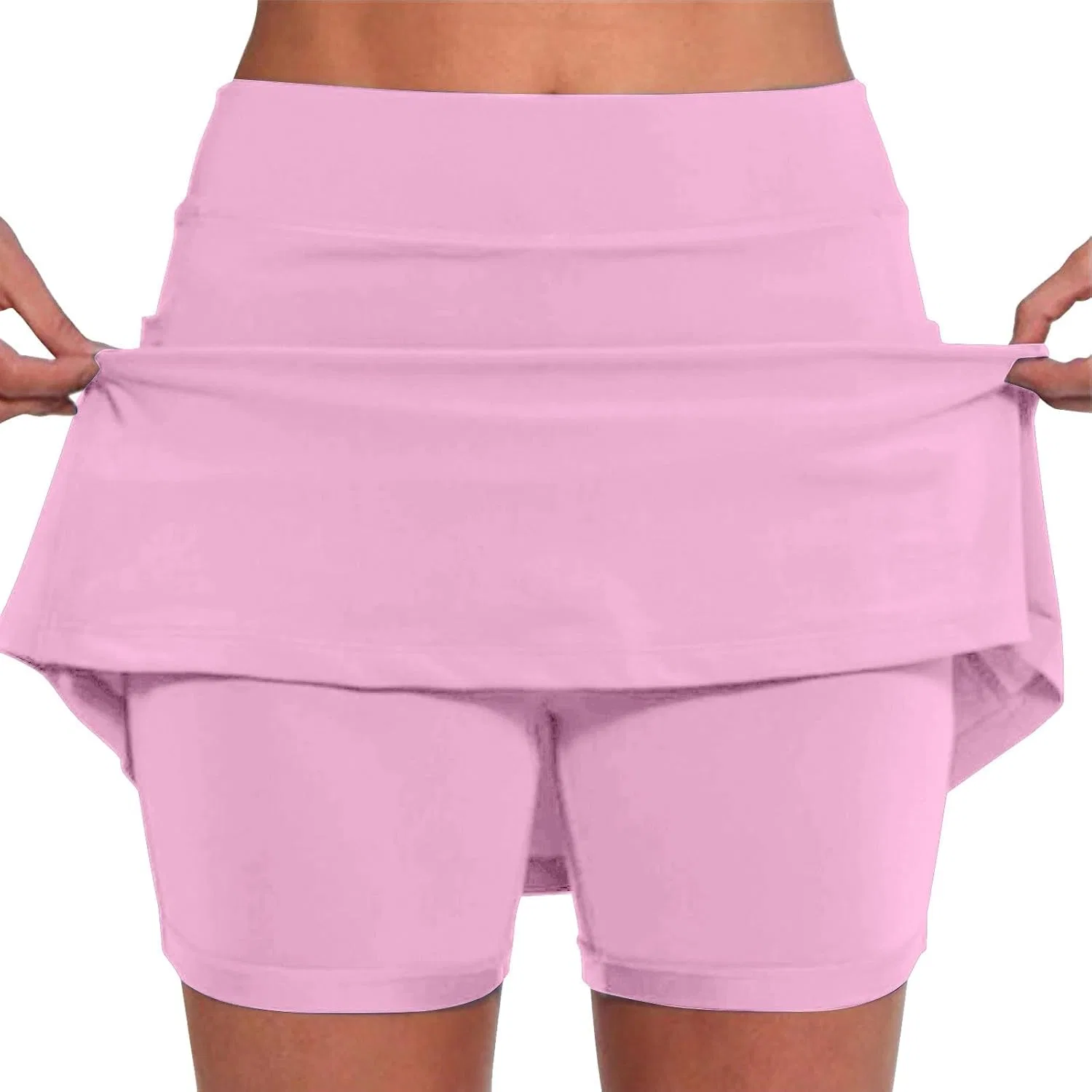Женская юбка-шорты Athletic Skort, Solid/Gradient, 7-pink
