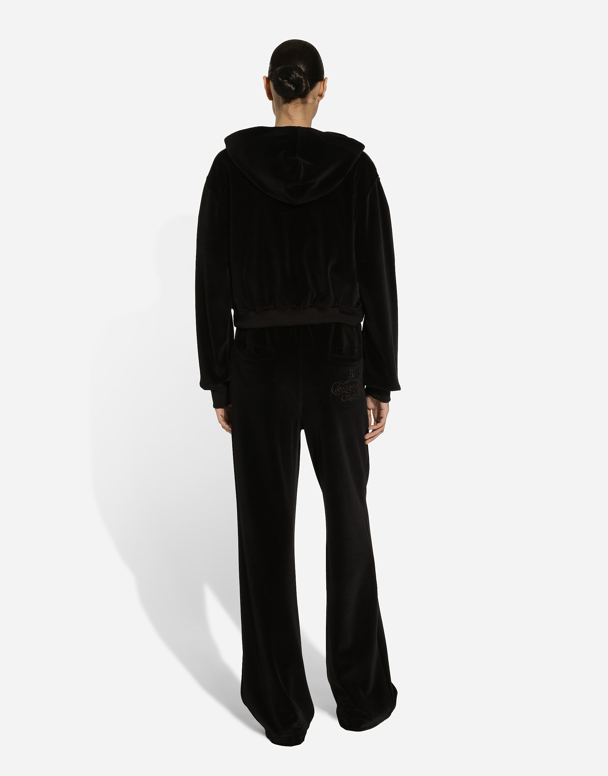 Толстовка Dolce & Gabbana Chenille Cotton, черный — фото 3