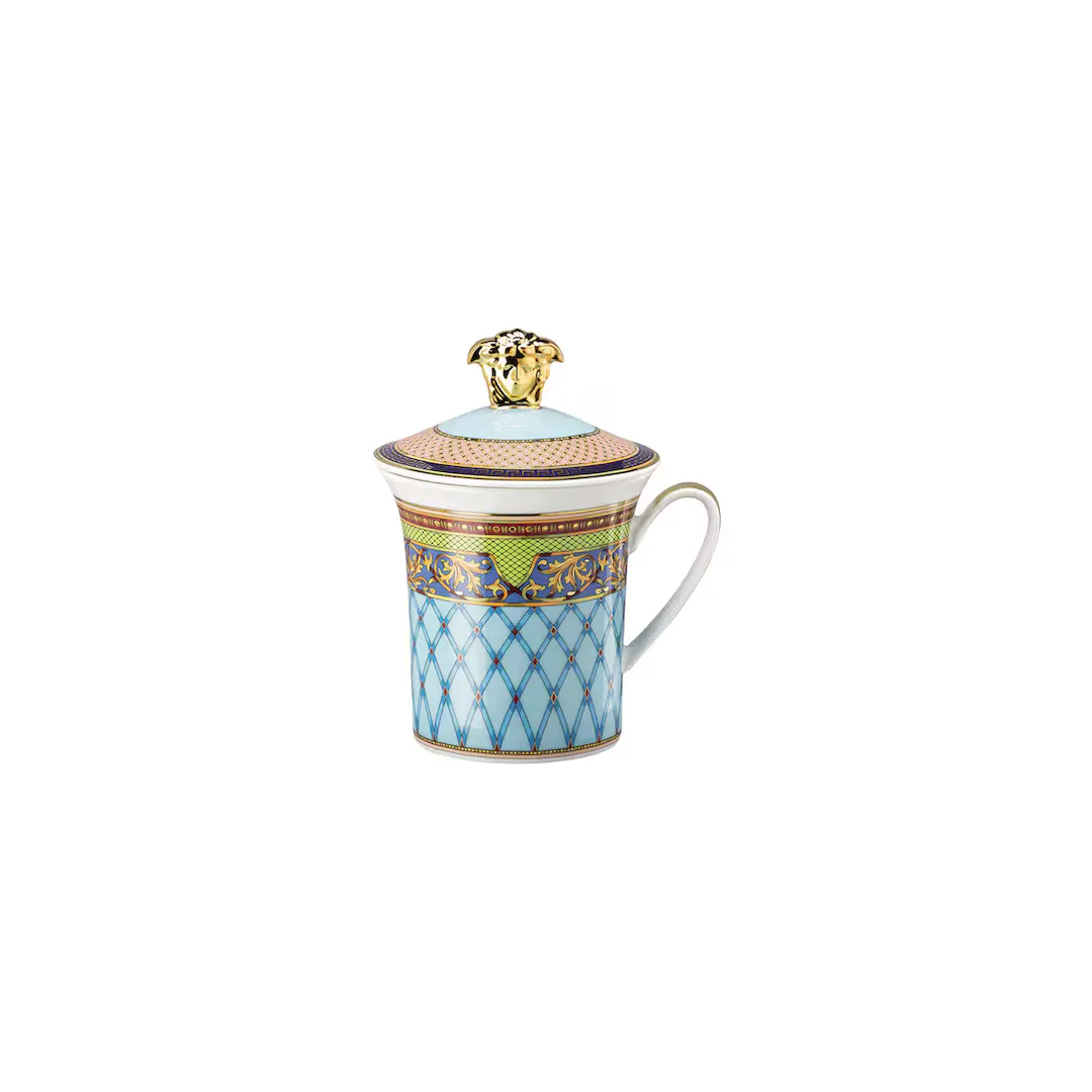 

Кружка с крышкой Russian Dream Versace 30 Years Edition, синий