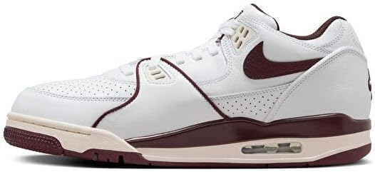 Мужские кроссовки Nike Air Flight '89 Low, белый/бордовый — фото 2