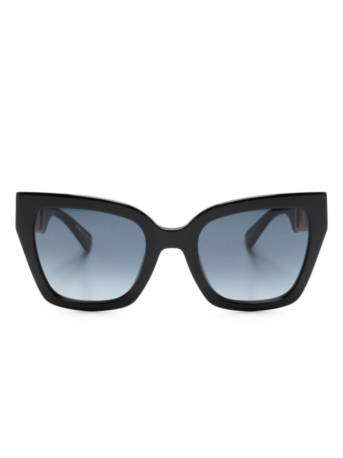 

Moschino Eyewear солнцезащитные очки в оправе 'бабочка', черный