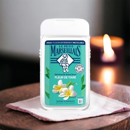 Le Petit Marseillais Экстранежный гель для душа Tiare Flower 250мл — фото 2