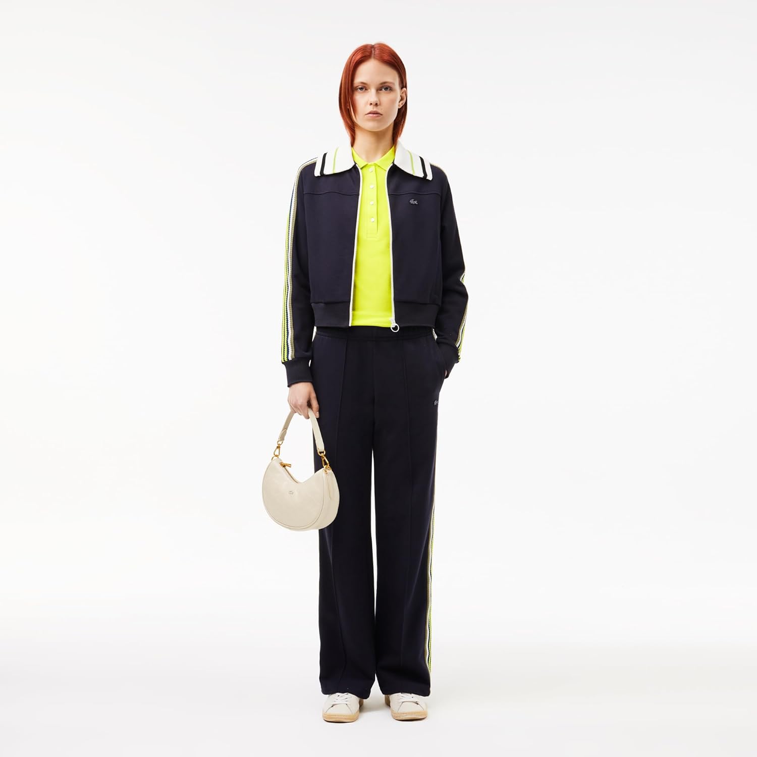 Поло Lacoste Firefly, Slim Fit, из стрейч-пике, женское — фото 4