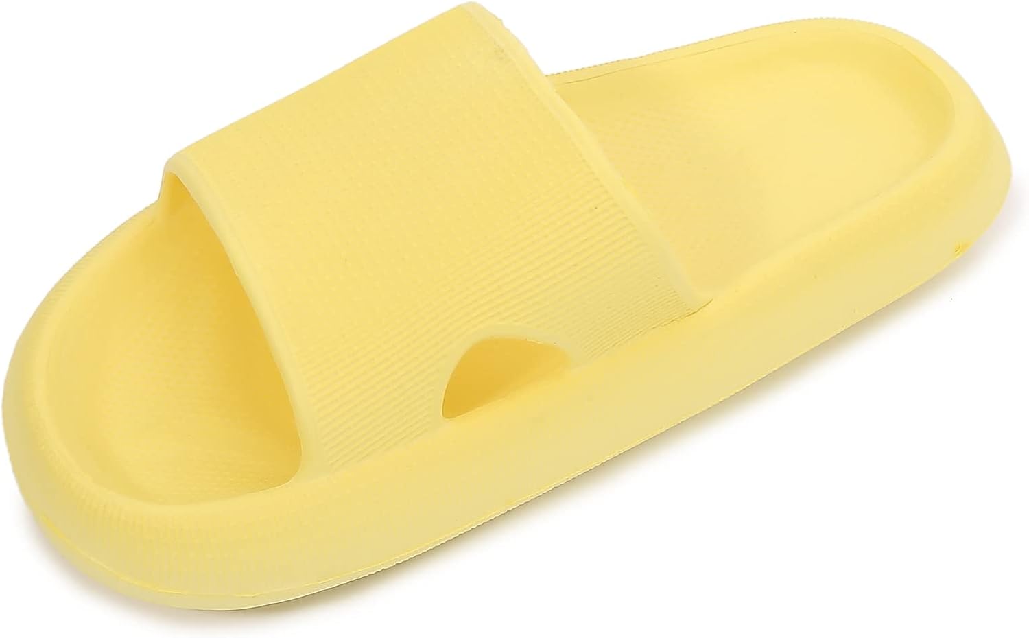 

Удобные тапочки на мягкой платформе толщиной мм для женщин и мужчин, летние пляжные, для дома и улицы, с открытым носком, из резины Mm, желтый