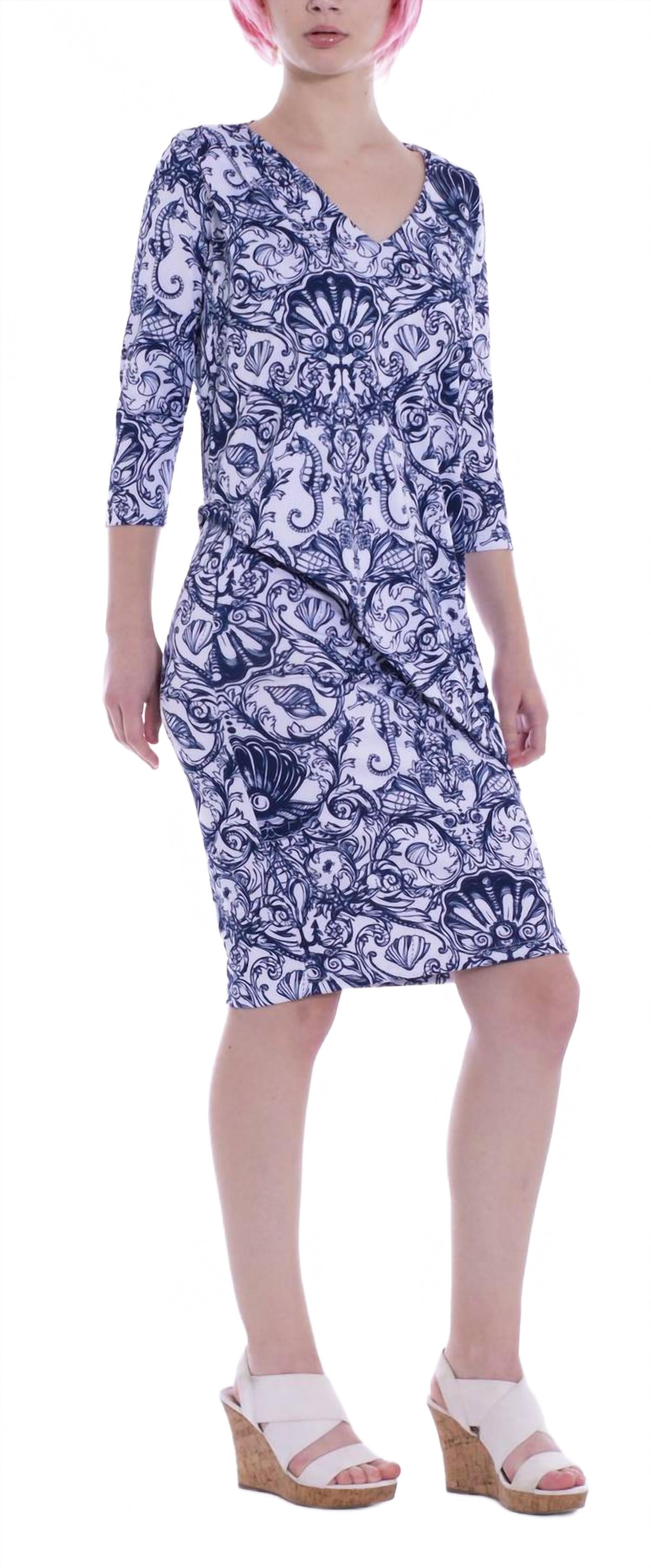 

Мини-платье «Флоренс» в морском стиле Michelle Parisou, Nautical Charm