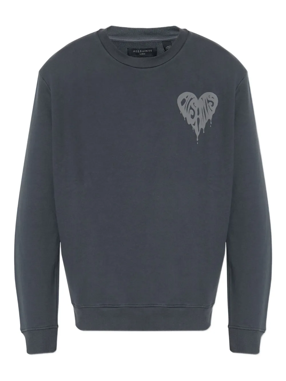 

Толстовка с принтом Allsaints, черный