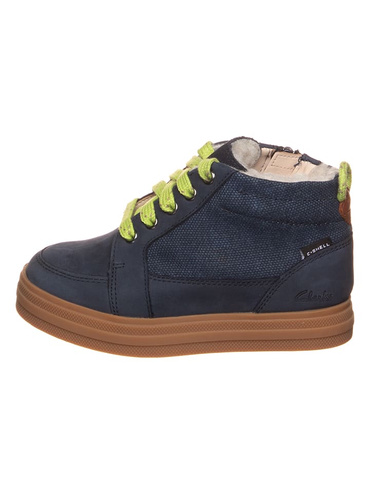 

Сапоги Clarks Leder-Boots, темно-синий