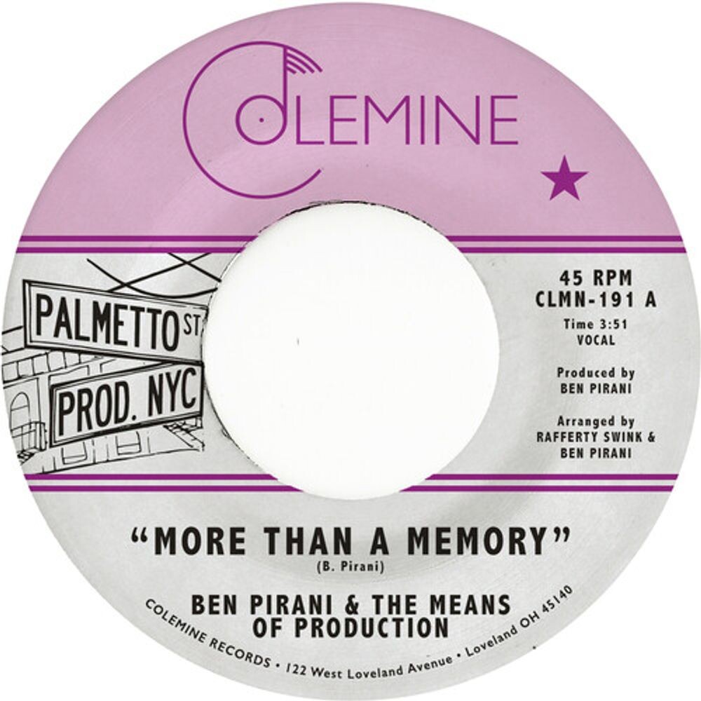 

Виниловая пластинка LP More Than A Memory / Solitary Me (7") - Ben Pirani