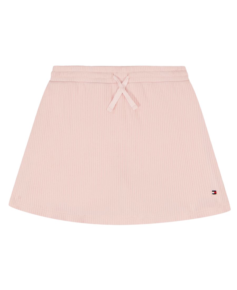 

Мини-шорты в рубчик для девочек 7-16 лет Tommy Hilfiger, Pink