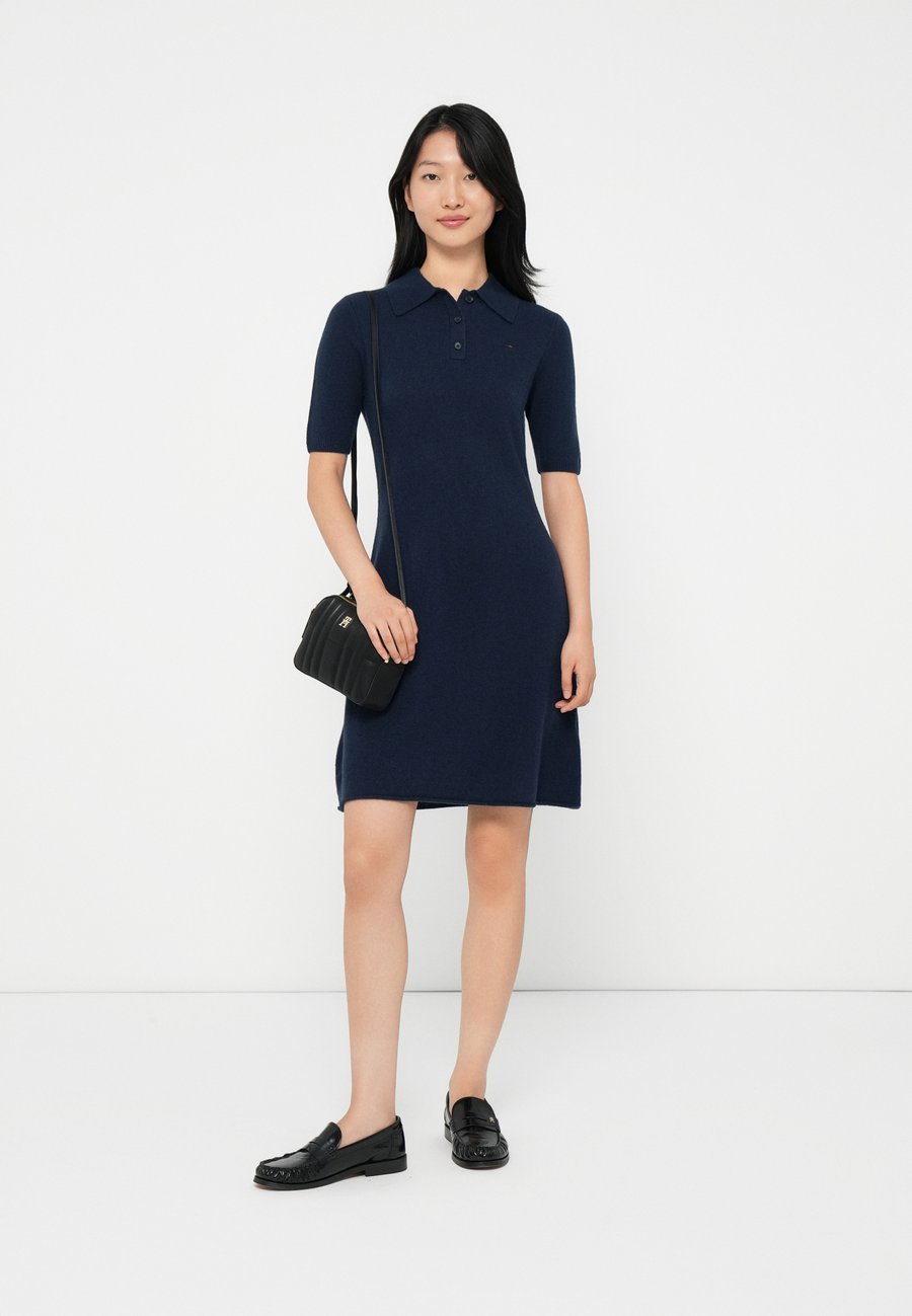 Платье Tommy Hilfiger SOFT DRESS, Dark Night Navy/Dark Blue — фото 2