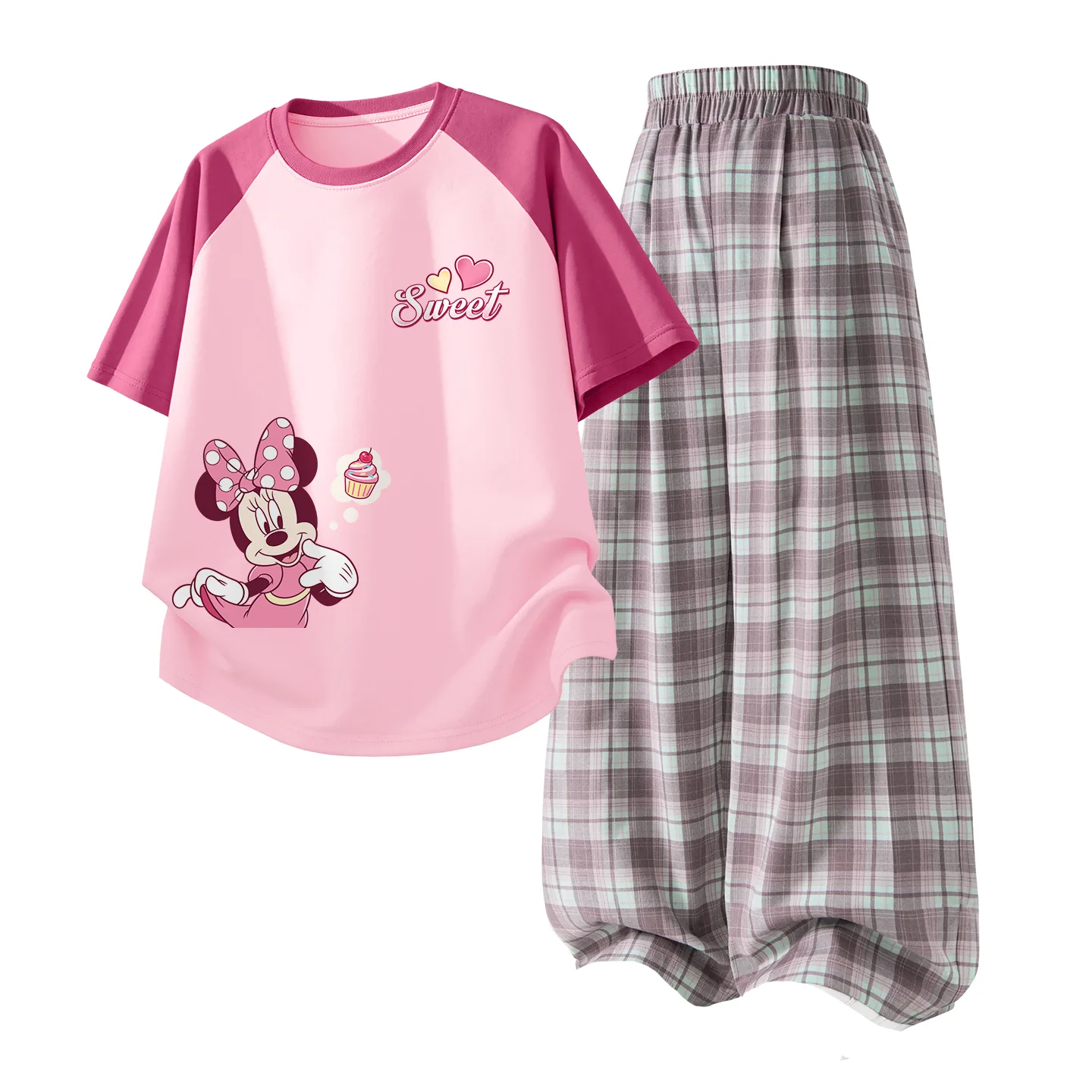 Casual Sportswear 2 Piece Set Kids' Disney, di gao sweetie k berry розовый+pure розовый blush