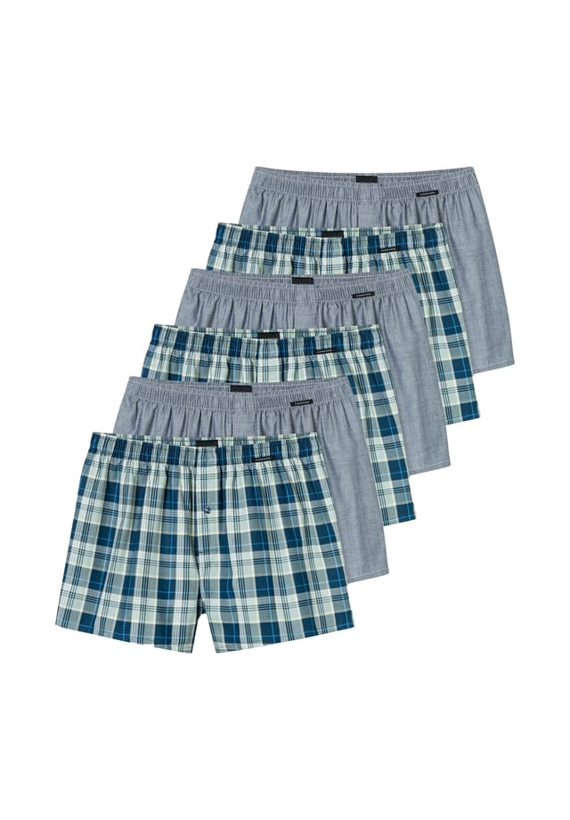 

Боксеры шорты 6-pack web Schiesser, серый