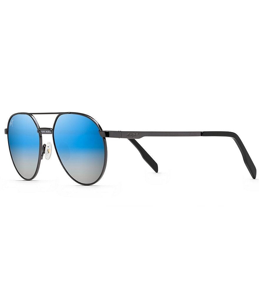 

Круглые солнцезащитные очки Maui Jim Waterfront PolarizedPlus2 55 мм, серый