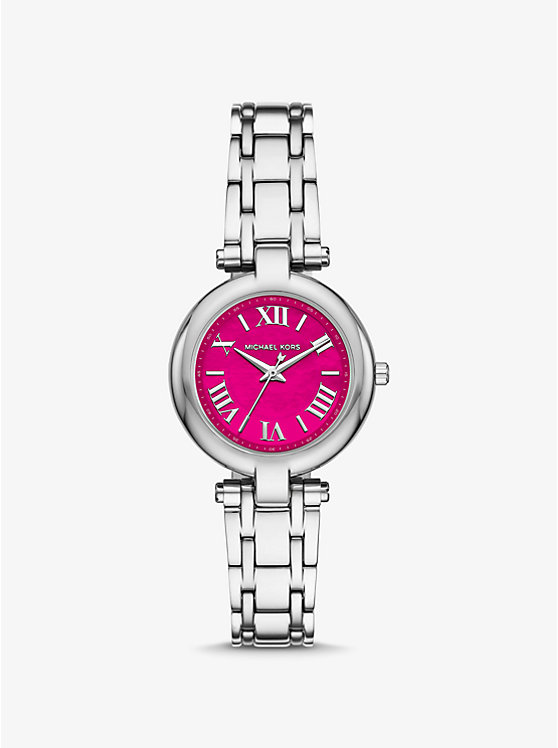 

Часы Mini Laney серебристого цвета Michael Kors, розовый