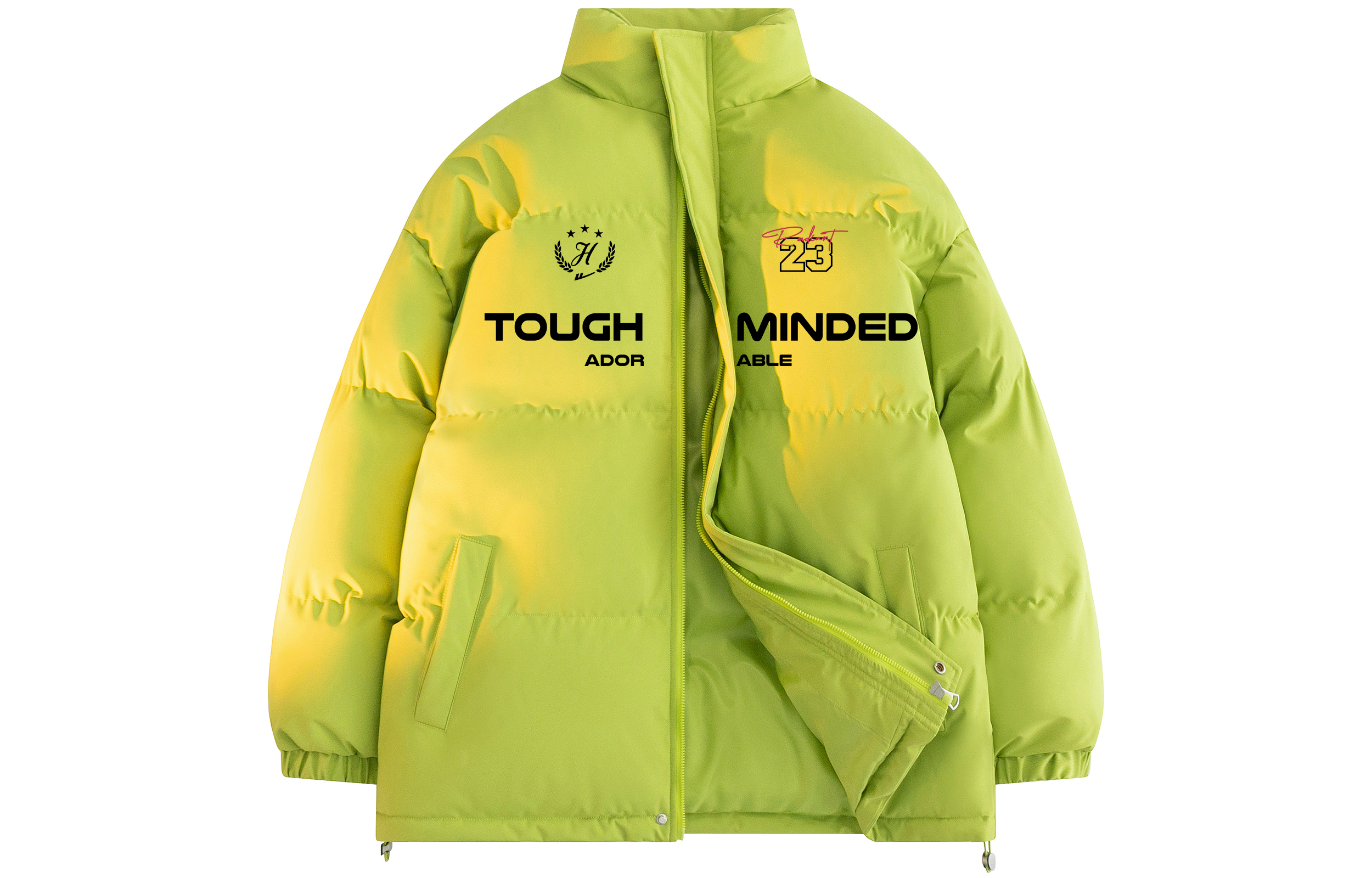 

WARRIOR Пуховик Huichao Riding The Wind Collection унисекс, Neon Green
