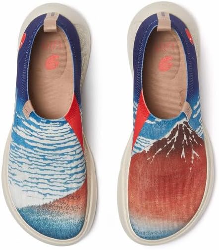 

Мужские лоферы UIN, раскрашенные туристические туфли, слипоны для прогулок, повседневные легкие удобные модные кроссовки Toledo Destination, красный