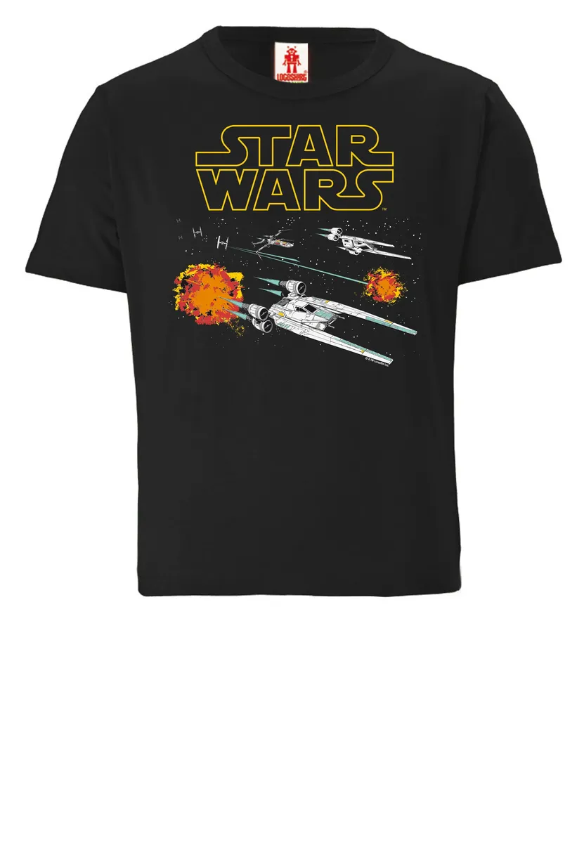 Logoshirt Футболка "Star Wars - Star Fighter" с классным мотивом "Звездных войн", черный — фото 3