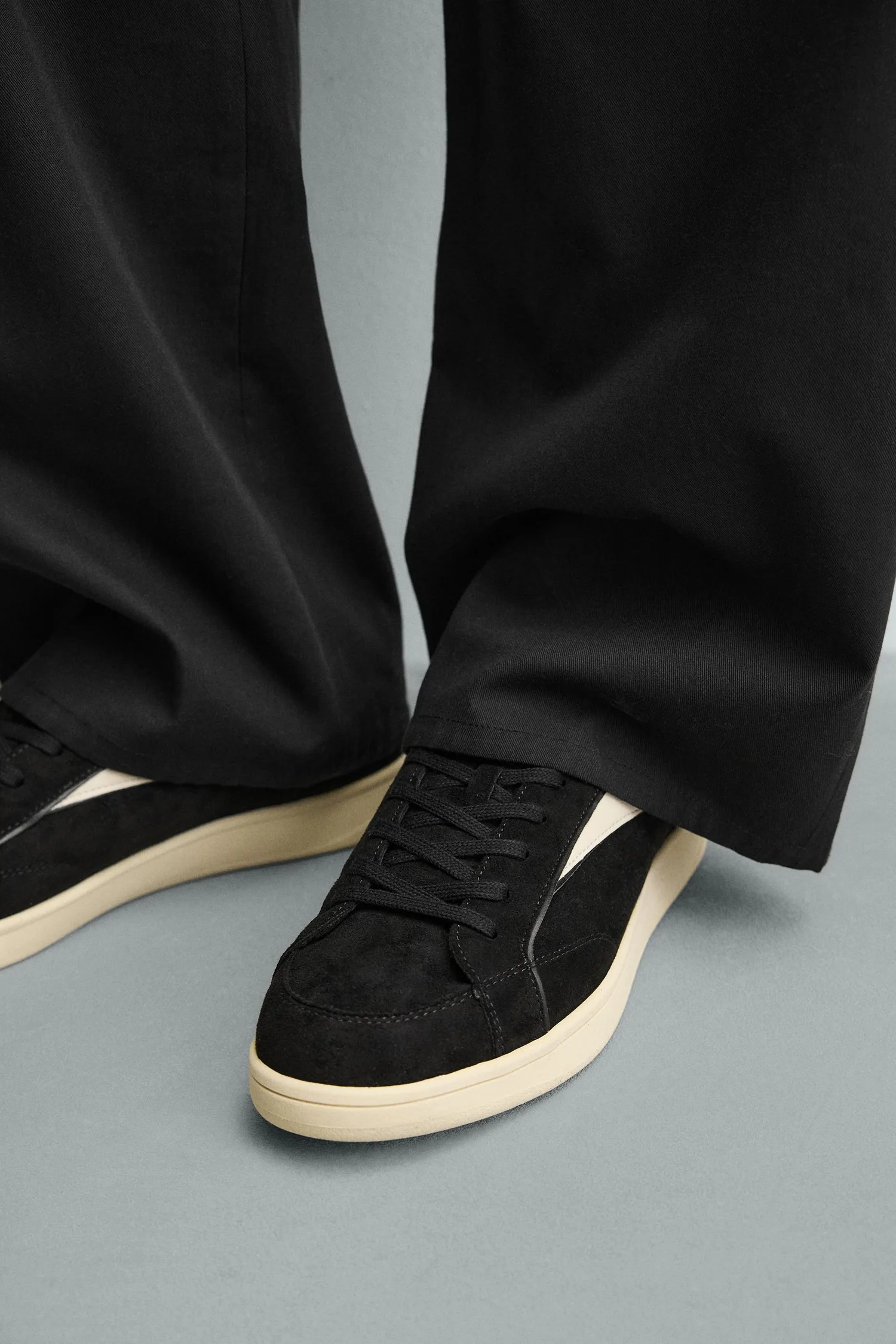 Кроссовки retro trainers Zara, черный — фото 3