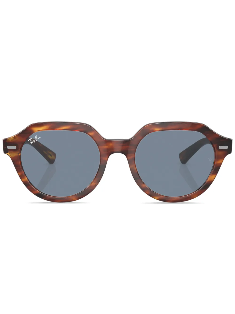 

Солнцезащитные очки Gina в круглой оправе Ray-Ban, коричневый