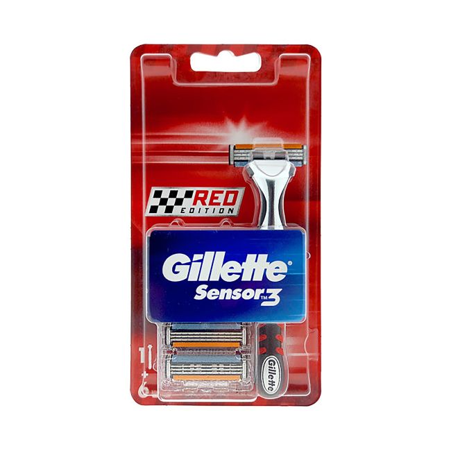 

Бритва Sensor3 + 6 сменных бритвенных головок Gillette