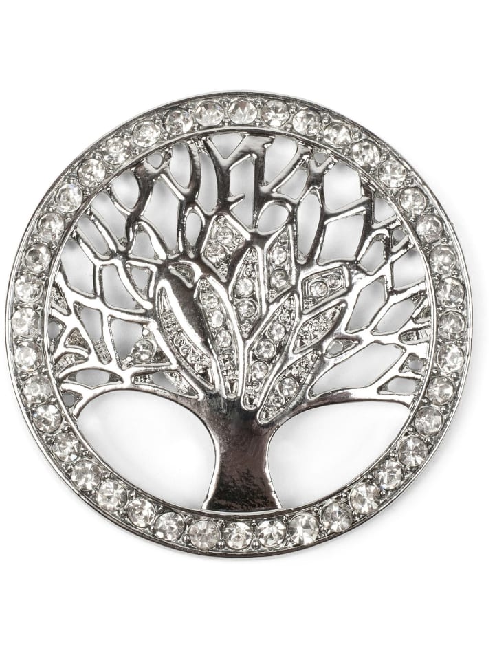 

StyleBREAKER Магнитная брошь из серебра