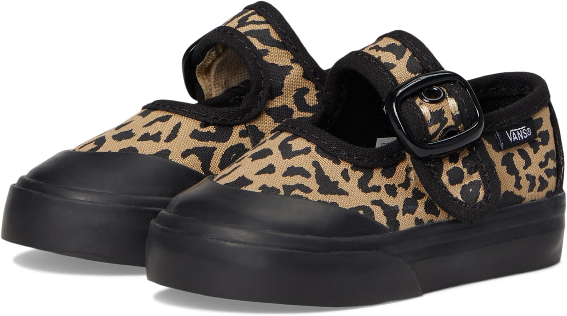 

Сандалии Vans Kids Toddler Mary Jane, цвет Leopard Black