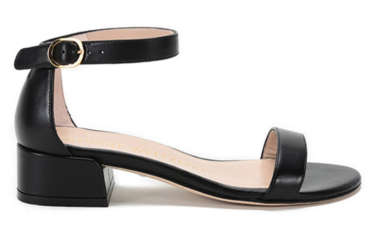 SW One Strap Sandals Women's Black Stuart Weitzman — фото 2