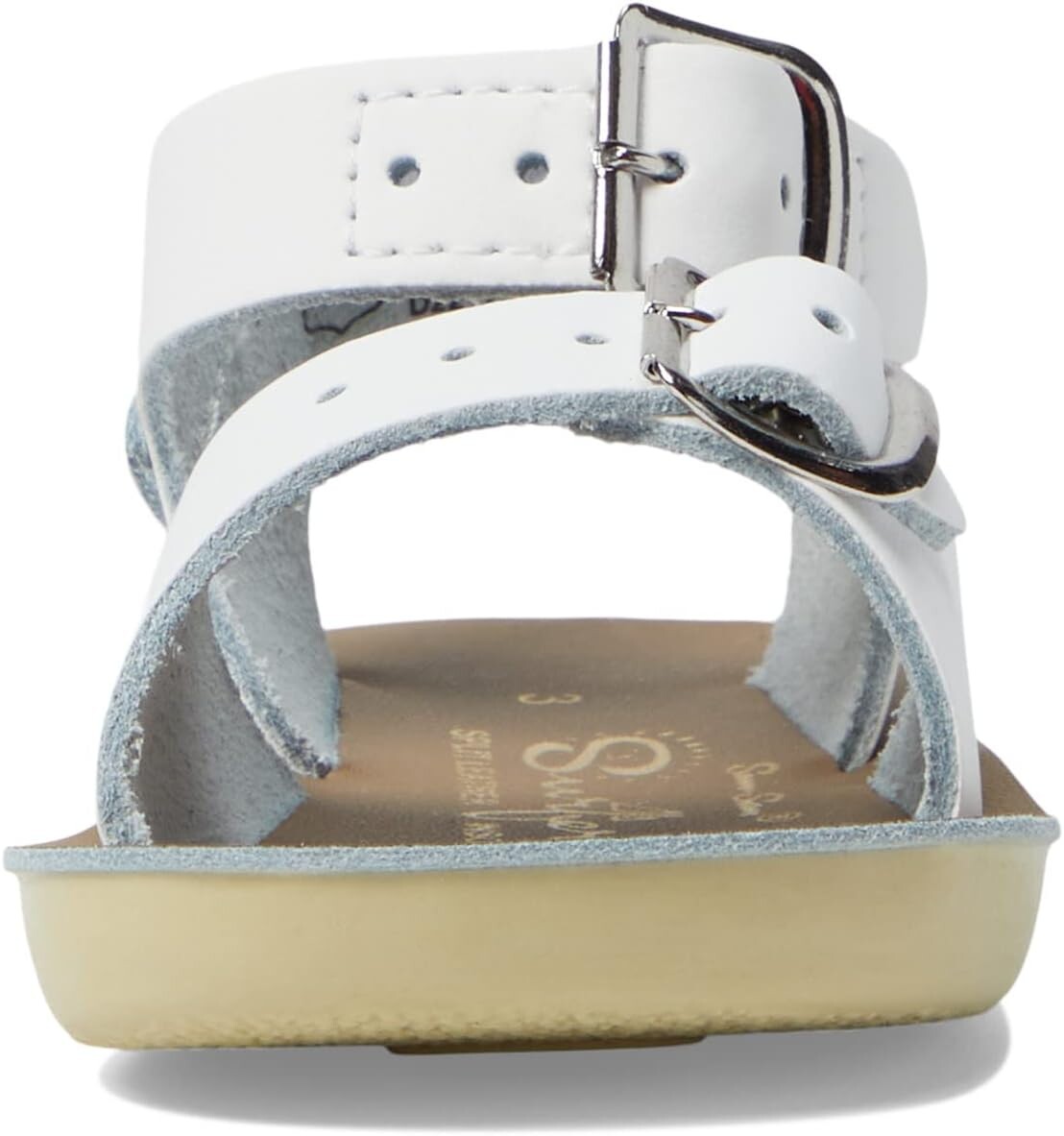 Сандалии на плоской подошве Surfer Hook & Loop Salt Water Sandal by Hoy Shoes, белый — фото 2