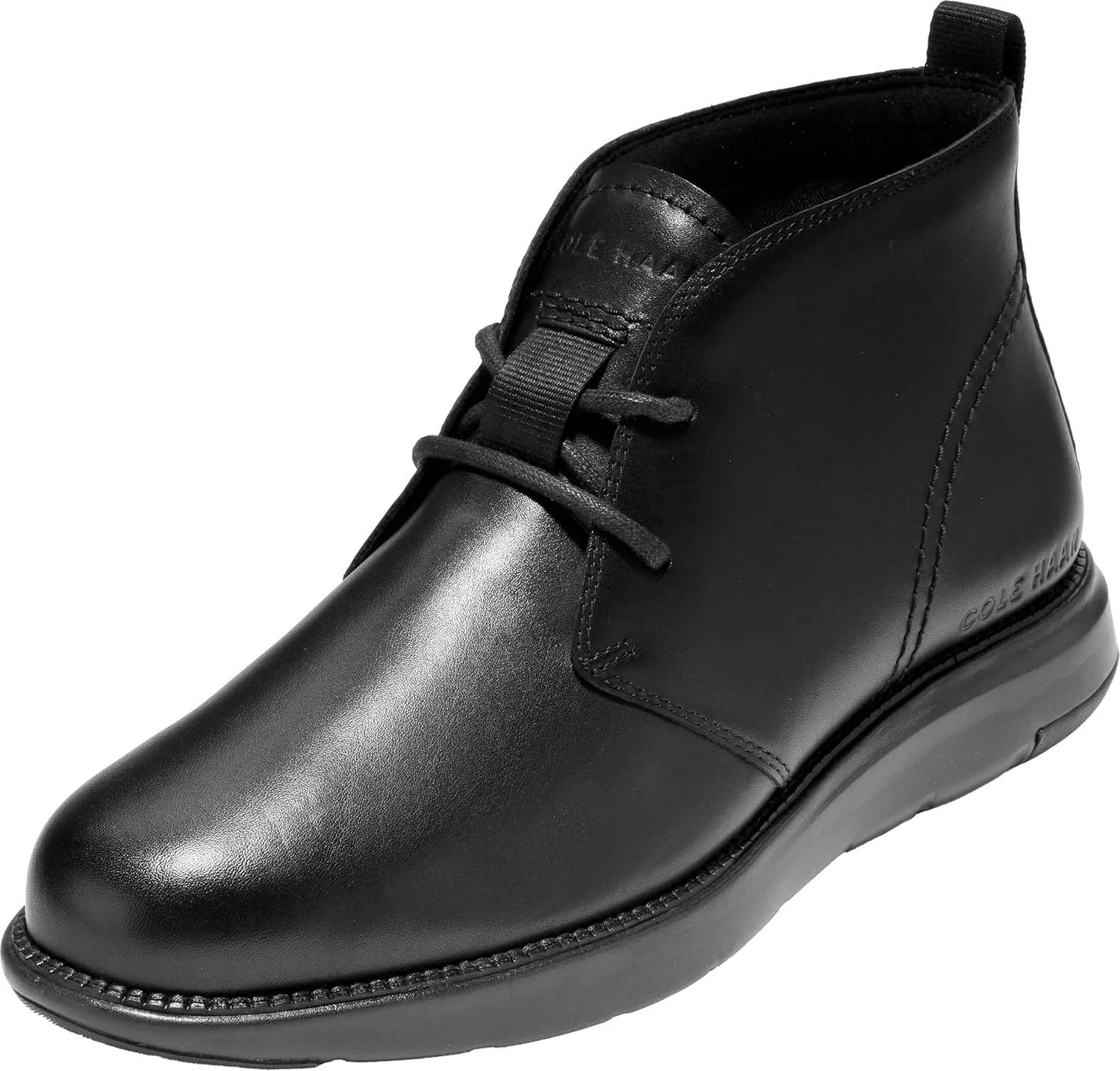 Мужские туфли Cole Haan Grand Atlantic с открытым носком, черный — фото 3