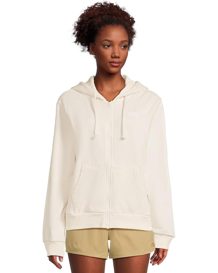 

Женская худи The North Face Evolution Embroidered Full Zip, White Dune