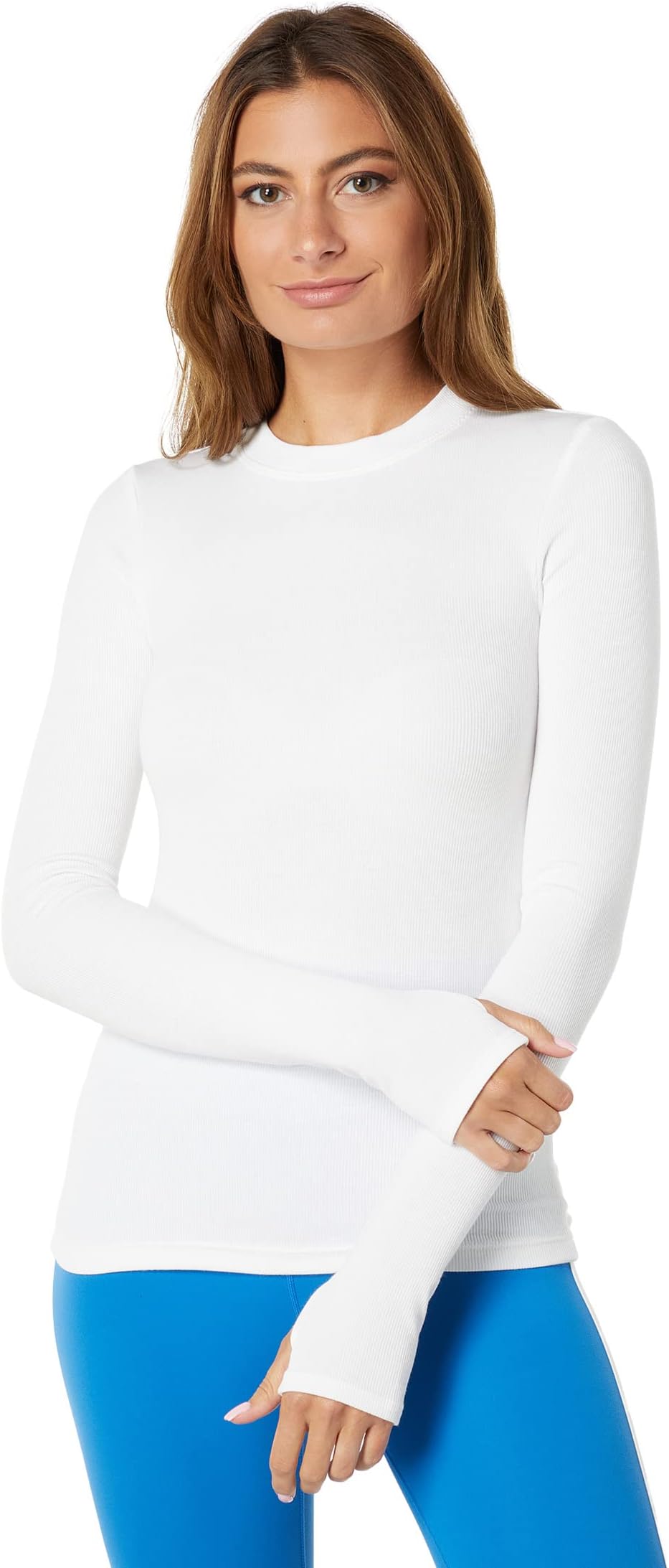 

Лонгслив Splits59 Louise Rib Long Sleeve, белый